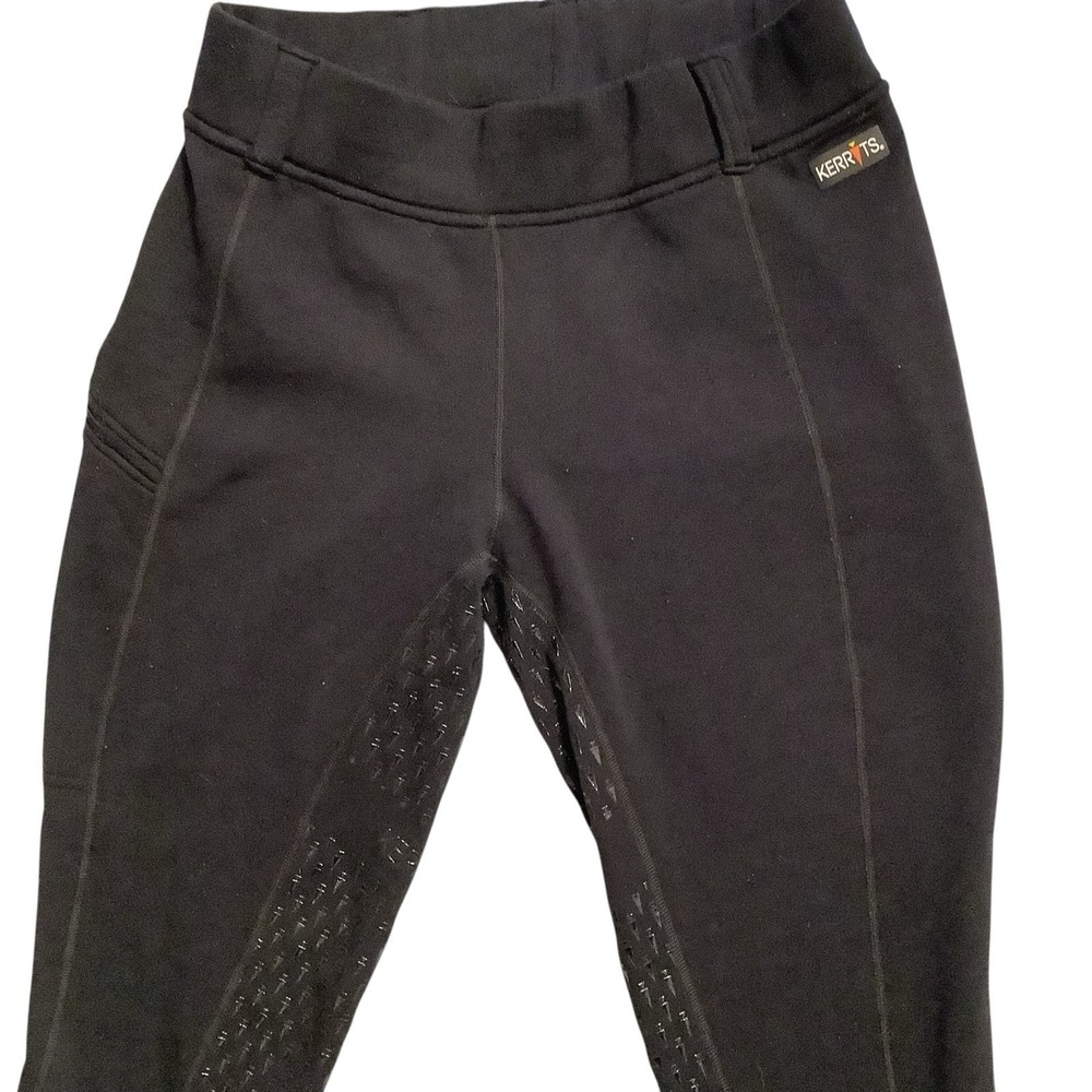 Kerrits Riding Breeches Winter Tights Pants Women's SZ L Equestrian Cold Weather
